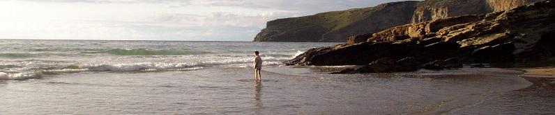 Trebarwith Strand on a September evening