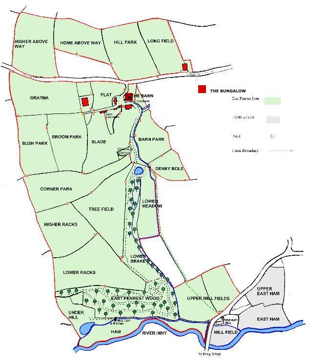 East Penrest map
